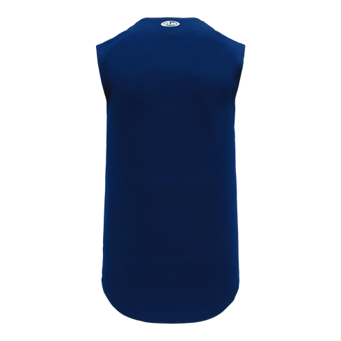 Athletic Knit Full Button Sleeveless Baseball Jersey (BA1812)